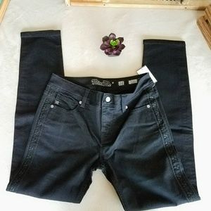 NWT MissMe black embroidered jeans